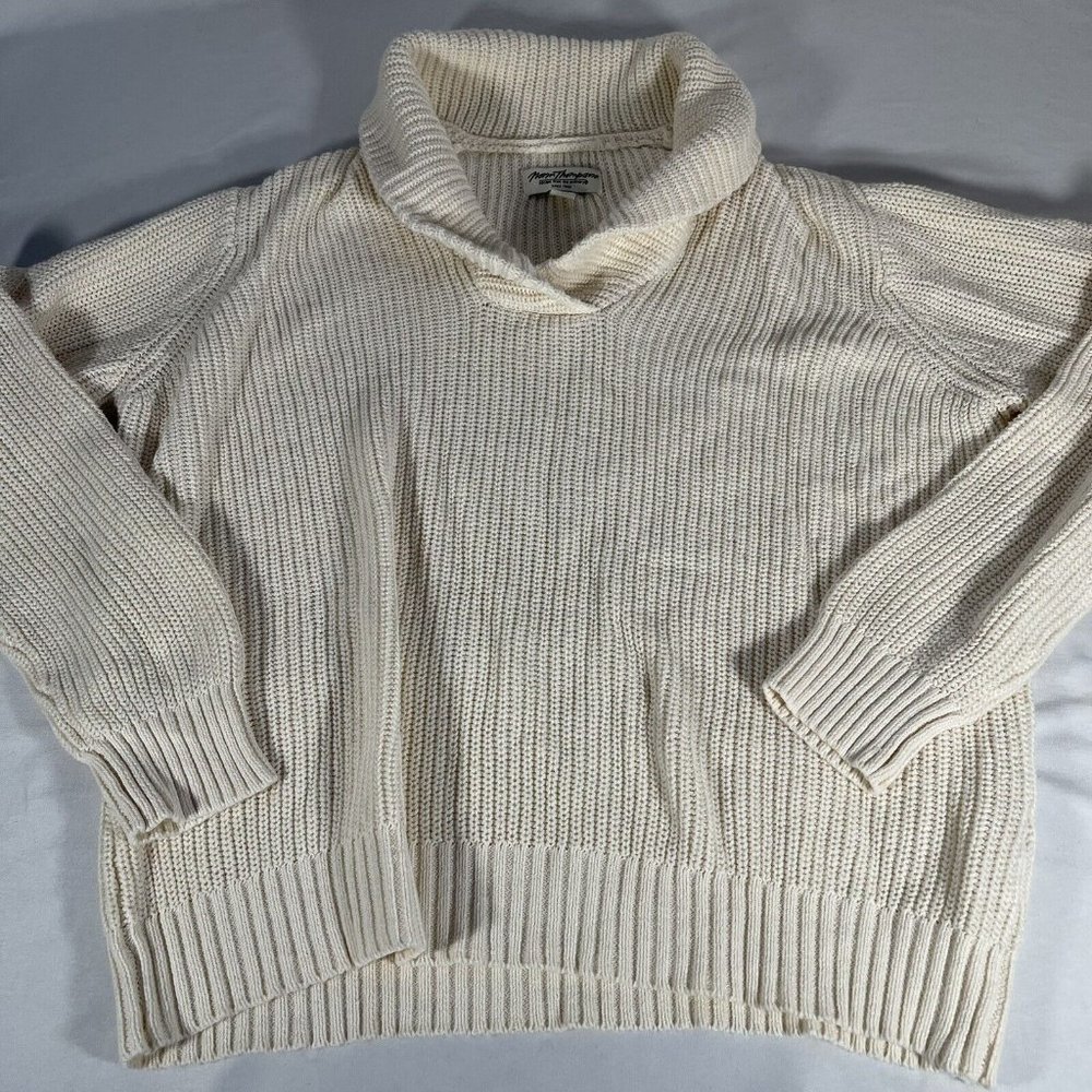 Norm Thompson Shawl Pullover Long Sleeve Sweater Large Womens